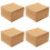 240 Pcs Self-Adhesive Cork Coasters Square Sheets For Diy Craft 6