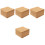 240 Pcs Self-Adhesive Cork Coasters Square Sheets For Diy Craft 5