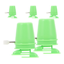 20 Pcs Wind Up Walking Robot Plastic Clockwork Diy Replacement