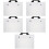 5Pcs Art Portfolio Bag Handheld Folder For Artworks 5