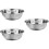 3Pcs Stainless Steel Kitchen Washing Basin 28Cm 8