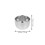 2pcs Beard Brush Bowl Aluminum Round Gift Man 9