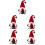 5pcs Valentine's Day Gnome Plush Doll Ornament 7