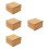 240 Pcs Self-Adhesive Cork Coasters Square Sheets For Diy Craft 8