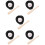5 Sets Mini Baseball Kit With Bat Glove Ball 10