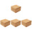 240 Pcs Self-Adhesive Cork Coasters Square Sheets For Diy Craft 4