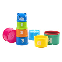 2 Sets Cartoon Bear Nesting Cups Stacking Toys For Toddlers