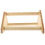 3Pcs Khaki Wood Bird Perch Stand Parrot Training Rack Indoor Use 1