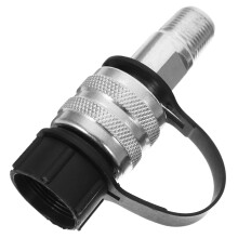 4Pcs Hydraulic Quick Disconnect Coupler 3/8 Inch With Dust Cap