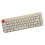 Wireless Mini Retro 68-Key Keyboard + Mouse Set Beige, 2.4G 16