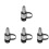 4Pcs Hydraulic Quick Disconnect Coupler 3/8 Inch With Dust Cap 2