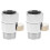 2Pcs Shower Head Shut Off Switch Adapter Hand Shower Diverter 2