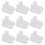 80Pcs Universal Hydraulic Jack Seals Plastic Sheets Repair Components 1