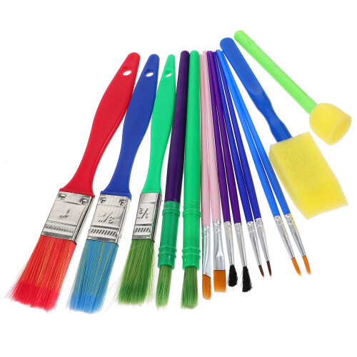 30 Pcs Paint Brushes For Children And Artists, Tempera Use
