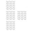 80Pcs Universal Hydraulic Jack Seals Plastic Sheets Repair Components 6