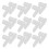 80Pcs Universal Hydraulic Jack Seals Plastic Sheets Repair Components 3