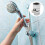 2Pcs Shower Head Shut Off Switch Adapter Hand Shower Diverter 8