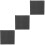 3Pcs High Temperature Welding Carbon Felt Fireproof Insulating Blanket 4
