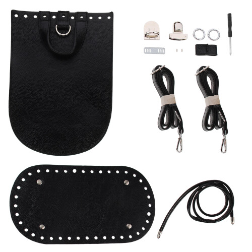 2 Sets Bag Diy Accessories Washable Shoulder Bags Pu