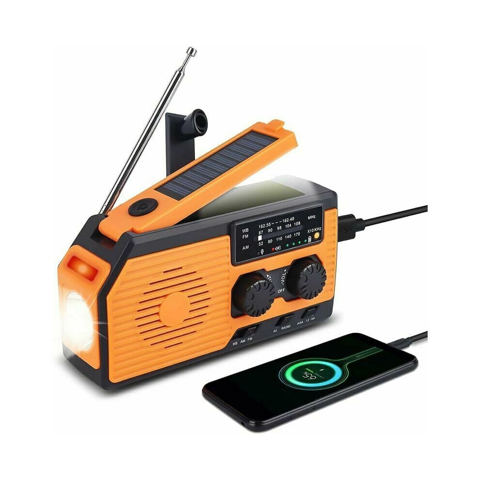 Emergency Radio For Outdoor Activities, Survival Equipment With Multiple Power Sources, Portable Design Ensuring Readiness In Any Situation 9169997692023