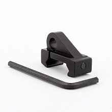 Slyngekrogmontering til taktisk riffel, solid og holdbar Picatinny Weaver-skinneadapter med hurtigknap-QD-funktionalitet, aluminiumskonstruktion med