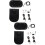 2 Sets Bag Diy Accessories Washable Shoulder Bags Pu 7