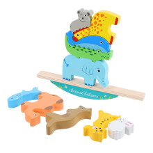 2 Sets Educational Animal Stacking Wood Toys For Children