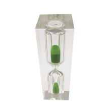 3Pcs Creative Crystal 3Min Sand Clock Timer For Kids Teeth Brushing Green