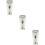 3Pcs Creative Crystal 3Min Sand Clock Timer For Kids Teeth Brushing Green 9