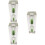3Pcs Creative Crystal 3Min Sand Clock Timer For Kids Teeth Brushing Green 7