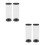 4 Pcs Plastic Reusable Golf Ball Display Tubes Portable Case 3