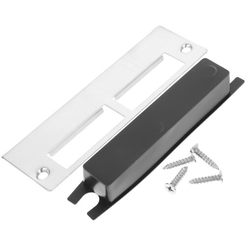 3 Sets Deadbolt Strike Plates Door Hole Cover Reinforcements