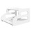 2Pcs Wall-Mounted Router Storage Rack White Foam Board Holder 2