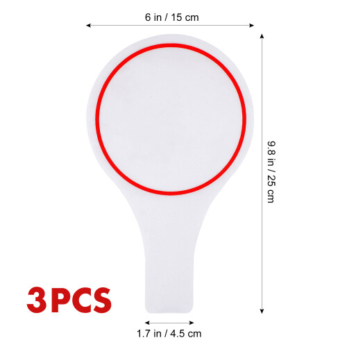 18 Pcs White Boards Handheld Erasable Scoreboards For Teachers Students 1