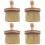 4Pcs Guitar String Cleaner With Wooden Handle Brush 7