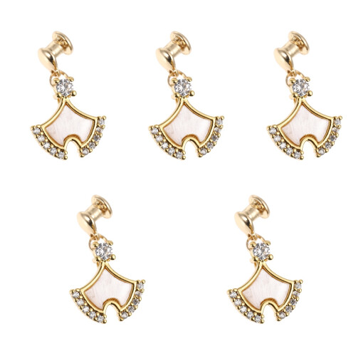 5pcs Decorative Nails Alloy Globe Nautical Watch 2