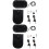 2 Sets Bag Diy Accessories Washable Shoulder Bags Pu 5
