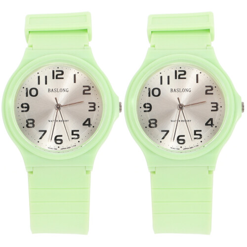 2pcs Student Quartz Watch Child Abs Trend Decorate 1