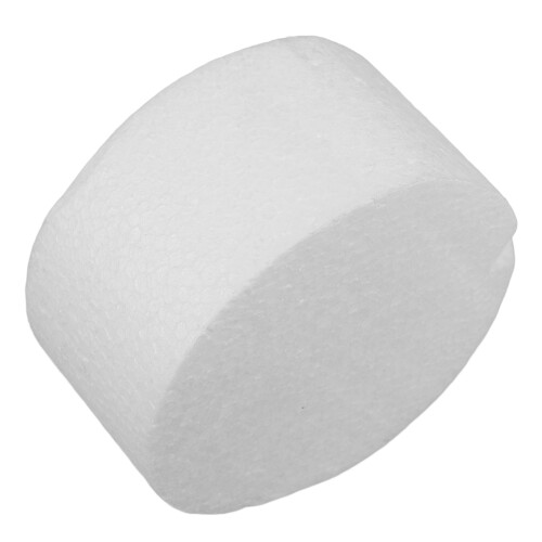 5Pcs White Foam Cake Base for DIY Wedding Cake Models and Crafting