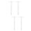 4 Pcs 30cm Double Side Plastic Ruler for Drafting 6