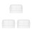 3Pcs Waterproof Socket Cover 86 Type For Bathroom Outdoor 3