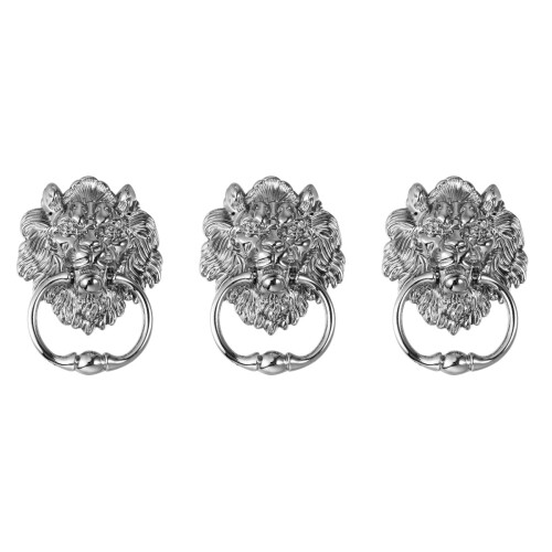 3Pcs Zinc Alloy Head Door Knob Sturdy Decorative Pull 2