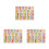 3pcs Wooden Numbers Puzzle Board 5