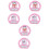 6 Pcs Organ Toy Keyboard Music Instrument 3
