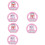 6 Pcs Organ Toy Keyboard Music Instrument 7