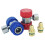 8 Pcs Refrigerant Splits Metal Adapter Connector 1