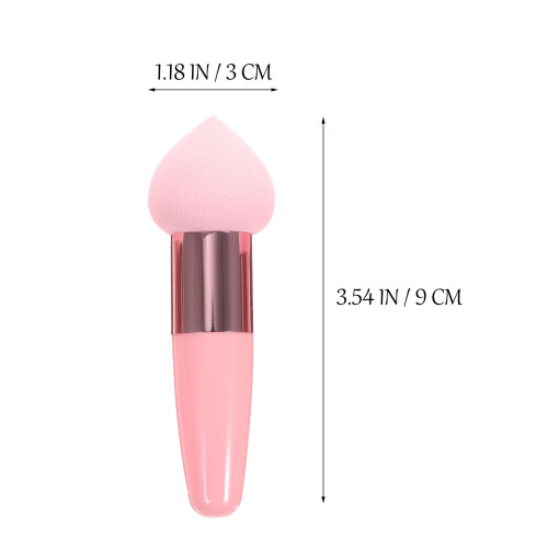 6Pièces Outils Éponge Rose Petite Tête Parfaits Voyage 1