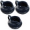 3Pcs Ceramic Gravy Boat Multi Function Sauce Cup 5