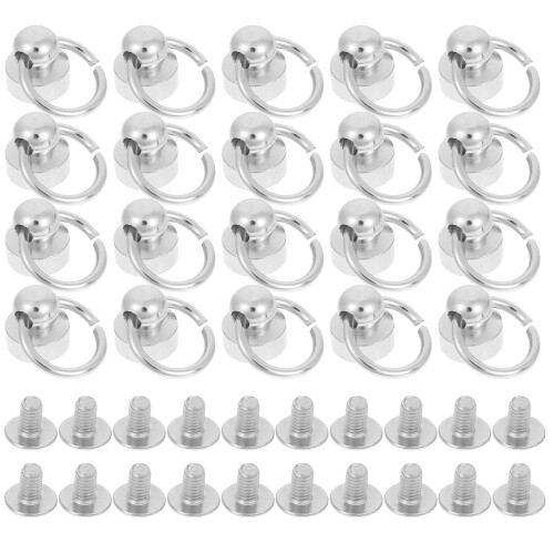 80 Sets Rivets Fasteners For Diy Craft Purse Phone Case
