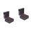 2pcs Box Showcase Watch Bamboo 4